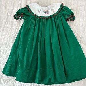 Bailey Boys Corduroy Dress with Embroidered Collar